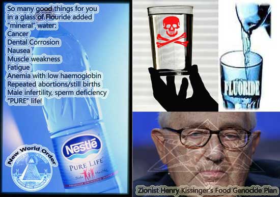 fluoridated water