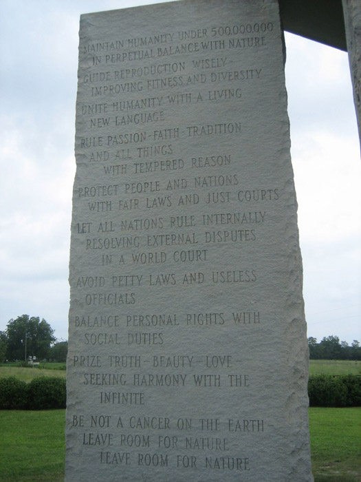 The Georgia Guidestones
